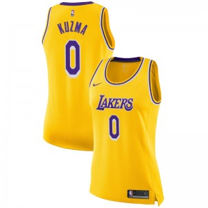 Lakers de Los Angeles Femmes Kyle Kuzma ^ 0 Icon Gold Jersey