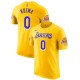 Kyle Kuzma des Lakers de Los Angeles Homme ^ 0 T-shirt Or Icon