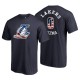 T-shirt à nom de vague bleu marine Banner Kyle Kuzma bleu marine pour hommes ^ 0