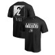 Lonzo Ball des Lakers de Los Angeles ^ 2 T-shirt noir marbre Yin Yang
