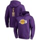 Los Angeles Lakers Lonzo Ball ^ 2 Backer Pullover Purple Sweat à capuche