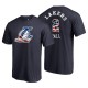 T-shirt à nom de vague bleu marine Banner Lonzo Ball Navy de Los Angeles ^ 2 pour hommes