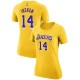 Brandon Ingram ^ T-shirt Icon Performance Gold pour les femmes de Los Angeles Lakers ^ 14
