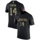 Les Lakers de Los Angeles Brandon Ingram ^ 14 T-shirt camo noir avec drapeau USA