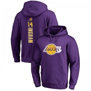 Lakers de Los Angeles Brandon Ingram ^ 14 Backer Pullover Purple Sweat à capuche