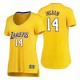 Chandails Los Angeles Lakers pour femmes de marque Fanatics ^ 14 Brandon Ingram Icon Edition - Réplique Jaune