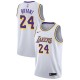 Lakers de Los Angeles Kobe Bryant ^ 24 Association White Jersey