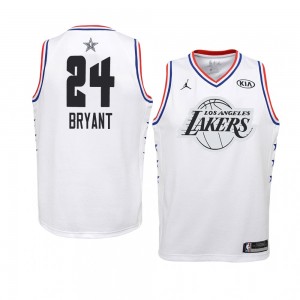 Lakers de Los Angeles ^ 24 Blanc Kobe Bryant 2019 All-Star Game Swingman Jersey Jeunes