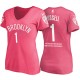 T-shirt Jersey avec nom et numéro Slim Fit Pink D'Angelo Russell pour femme
