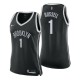 Maillot Brooklyn Nets pour femme ^ 1 Maillot Swingman Noir Icon Edition Angel