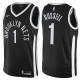 Maillot Brooklyn Nets pour homme ^ 1 Maillot Swingman Noir D'Angelo Russell City Edition