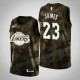 Maillot LeBron James ^ 23 Camo 2019 Memorial Day Los Angeles Lakers pour Hommes