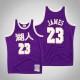 Mitchell & Ness LeBron James Lakers pour hommes ^ 23 Maillot violet du nouvel an chinois Swingman
